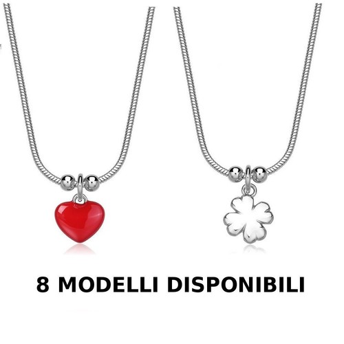 Collana donna acciaio sagapo - collana,