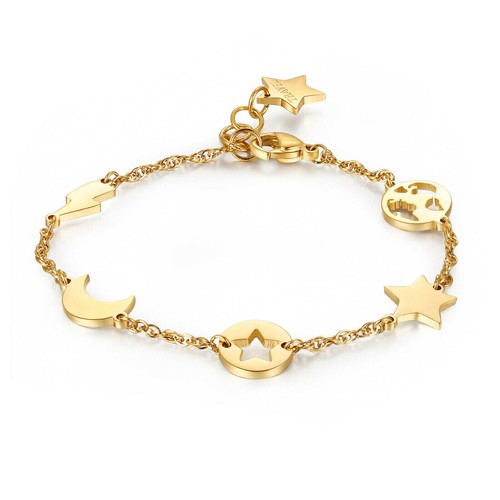 Bracciale donna luna stelle - bracciale,