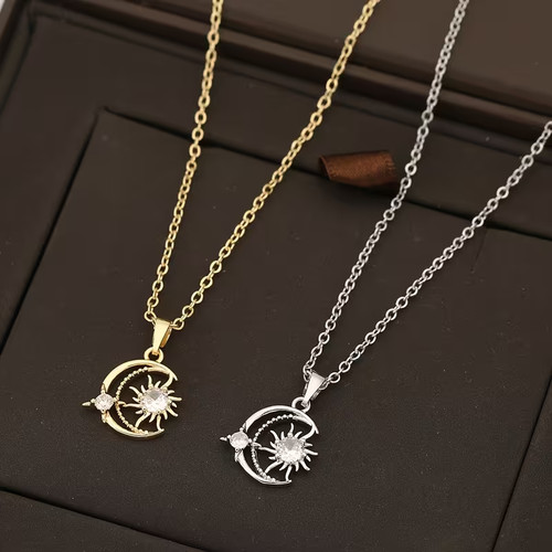 Collana donna luna sole - donna,