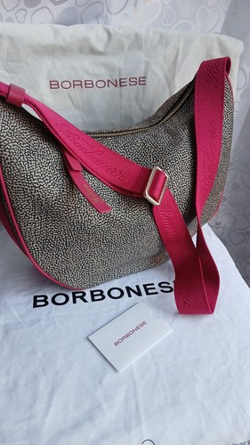 Borbonese luna color beige - borbonese,