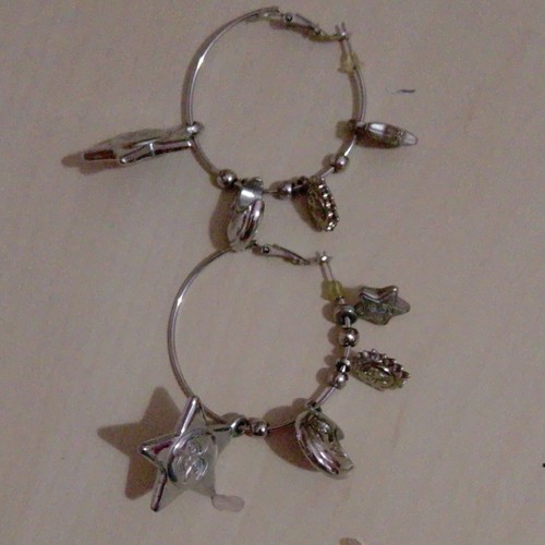 Orecchini rigidi donna argento - orecchini,