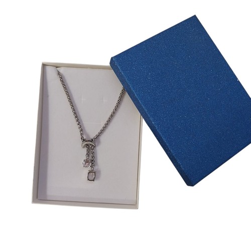 Collana acciaio donna luna - collana,