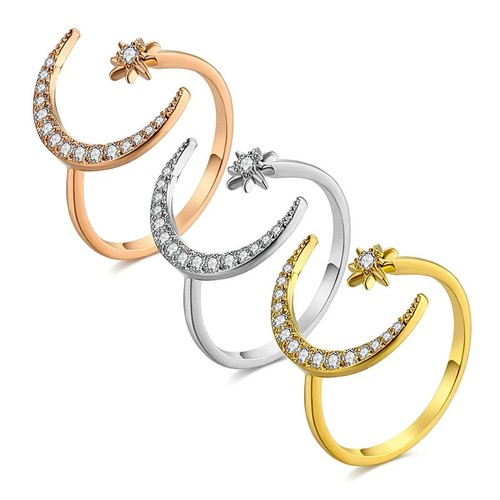 Anello donna luna e - luna,