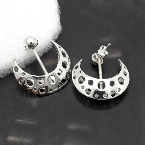 Luna orecchini 925 argento - luna,