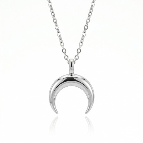 Collana con luna - collana, rovesciata