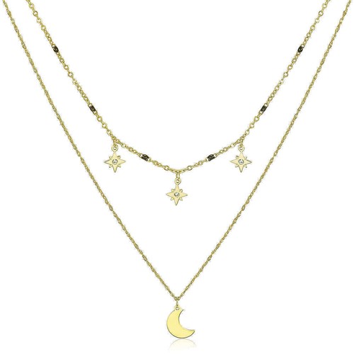 Collana donna luna stelle - luna,